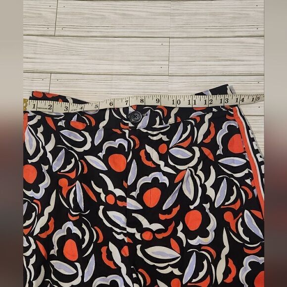 Anthropologie Breezy Straight Red Motif Pants Size 6 - Picture 10 of 16